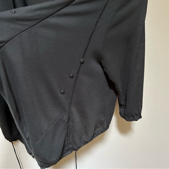 Lurdes Bergada~Summer Collection Asymmetrical Drape Cotton Jersey Top size Large - Picture 9 of 16